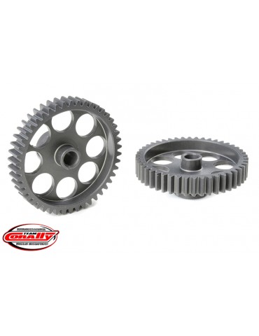 48 DP Pinion - Short - Hard Anodised AL7075 - 46 Teeth - Shaft Dia. 3.17mm
