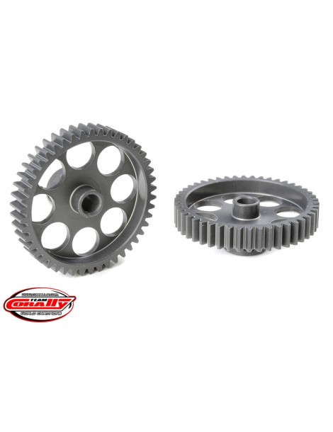 48 DP Pinion - Short - Hard Anodised AL7075 - 46 Teeth - Shaft Dia. 3.17mm