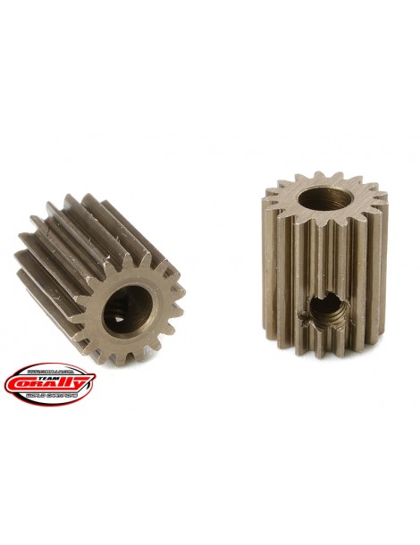 64DP Pinion - Short - Hardened Steel - 17 Teeth - Shaft Dia. 3.17mm