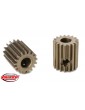 64DP Pinion - Short - Hardened Steel - 17 Teeth - Shaft Dia. 3.17mm