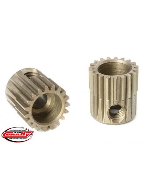 64DP Pinion - Short - Hardened Steel - 19 Teeth - Shaft Dia. 3.17mm