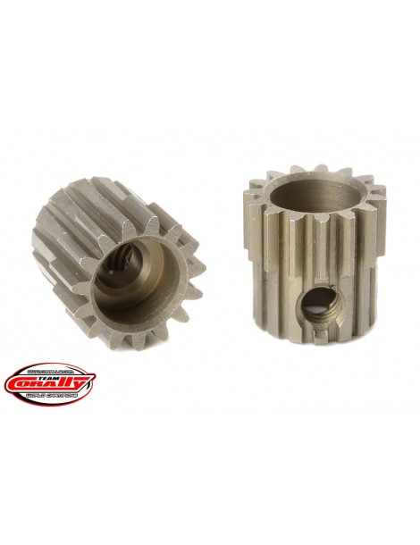 48DP Pinion - Short - Hardened Steel - 15 Teeth - Shaft Dia. 3.17mm