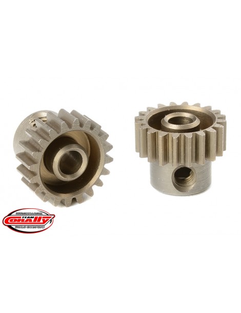 48DP Pinion - Short - Hardened Steel - 20 Teeth - Shaft Dia. 3.17mm