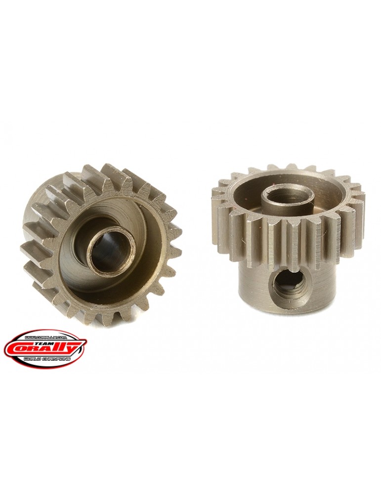 48DP Pinion - Short - Hardened Steel - 21 Teeth - Shaft Dia. 3.17mm