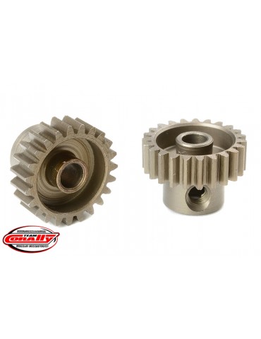 48DP Pinion - Short - Hardened Steel - 23 Teeth - Shaft Dia. 3.17mm