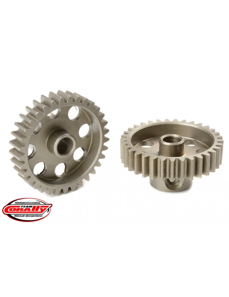 48DP Pinion - Short - Hardened Steel - 33 Teeth - Shaft Dia. 3.17mm