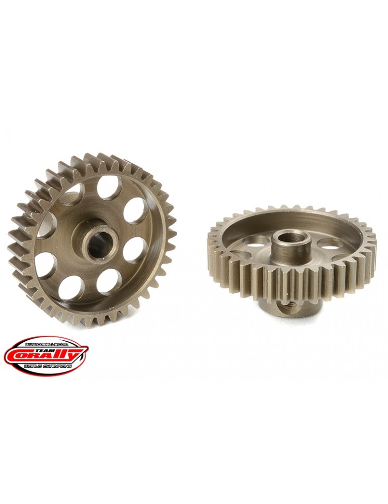 48DP Pinion - Short - Hardened Steel - 36 Teeth - Shaft Dia. 3.17mm
