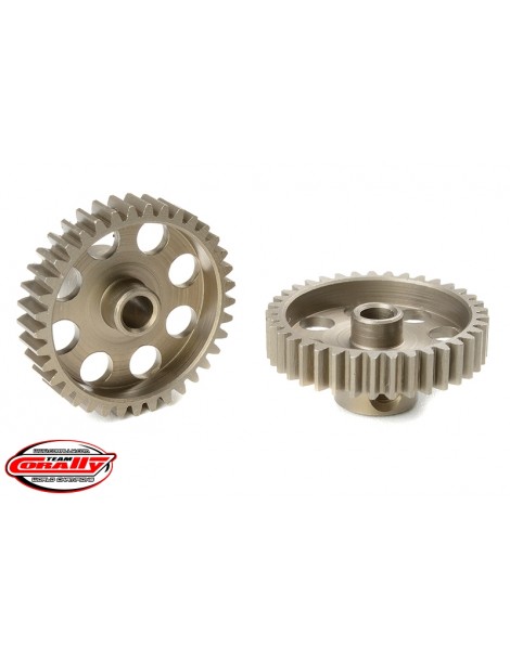 48DP Pinion - Short - Hardened Steel - 37 Teeth - Shaft Dia. 3.17mm