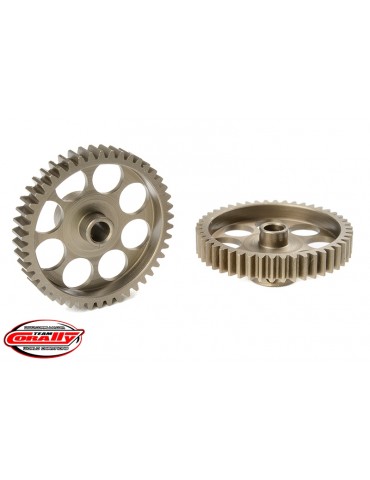 48DP Pinion - Short - Hardened Steel - 46 Teeth - Shaft Dia. 3.17mm