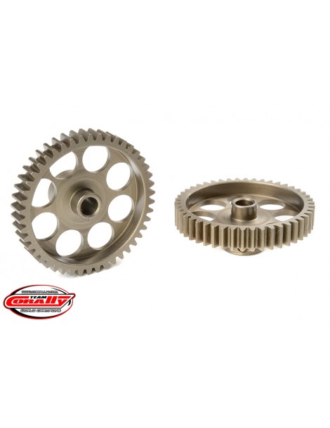 48DP Pinion - Short - Hardened Steel - 46 Teeth - Shaft Dia. 3.17mm