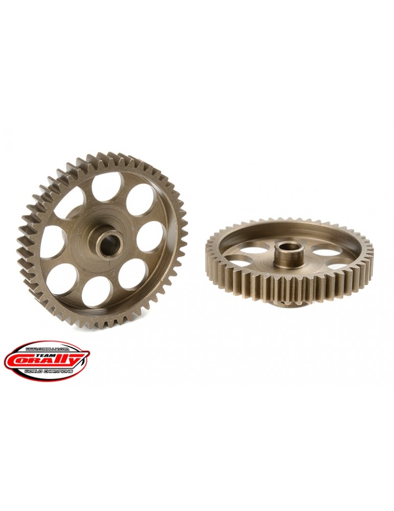 48DP Pinion - Short - Hardened Steel - 48 Teeth - Shaft Dia. 3.17mm