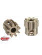 32DP Pinion - Short - Hardened Steel - 9 Teeth - Shaft Dia. 3.17mm