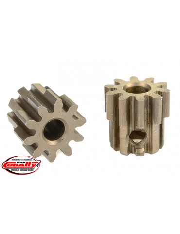 32DP Pinion - Short - Hardened Steel - 10 Teeth - Shaft Dia. 3.17mm