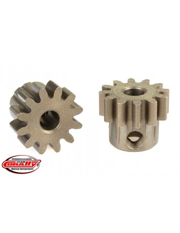 32DP Pinion - Short - Hardened Steel - 12 Teeth - Shaft Dia. 3.17mm