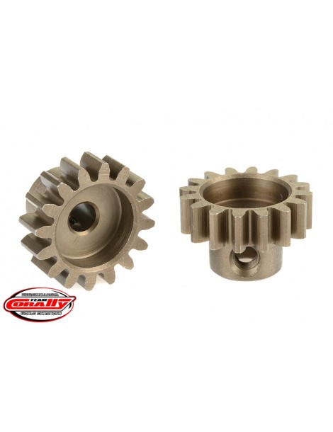 32DP Pinion - Short - Hardened Steel - 16 Teeth - Shaft Dia. 3.17mm