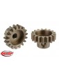 32DP Pinion - Short - Hardened Steel - 17 Teeth - Shaft Dia. 3.17mm