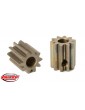 M0.6 Pinion - Short - Hardened Steel - 10 Teeth - Shaft Dia. 3.17mm