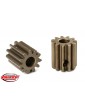 M0.6 Pinion - Short - Hardened Steel - 11 Teeth - Shaft Dia. 3.17mm