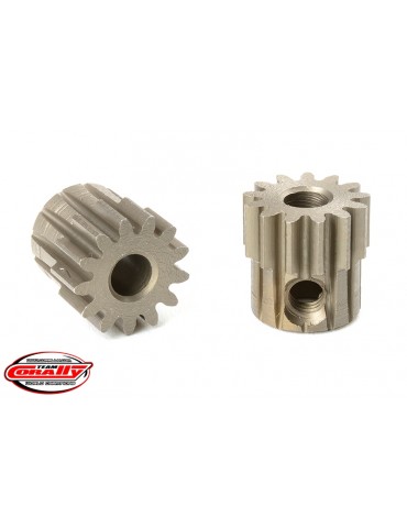 M0.6 Pinion - Short - Hardened Steel - 13 Teeth - Shaft Dia. 3.17mm