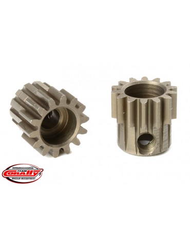 M0.6 Pinion - Short - Hardened Steel - 14 Teeth - Shaft Dia. 3.17mm