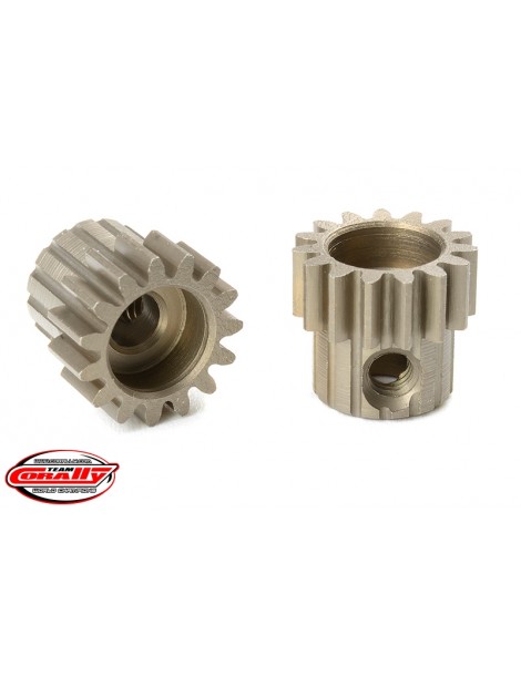 M0.6 Pinion - Short - Hardened Steel - 15 Teeth - Shaft Dia. 3.17mm