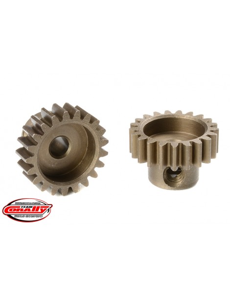 M0.6 Pinion - Short - Hardened Steel - 21 Teeth - Shaft Dia. 3.17mm