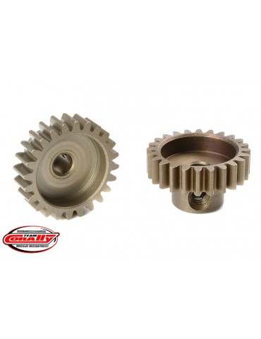 M0.6 Pinion - Short - Hardened Steel - 24 Teeth - Shaft Dia. 3.17mm