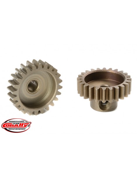 M0.6 Pinion - Short - Hardened Steel - 24 Teeth - Shaft Dia. 3.17mm