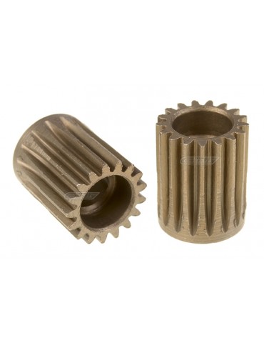 48DP Pinion - Short - Hardened Steel - 17 Teeth - Shaft Dia. 5.00mm