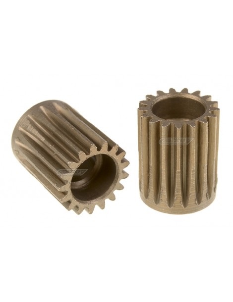 48DP Pinion - Short - Hardened Steel - 17 Teeth - Shaft Dia. 5.00mm