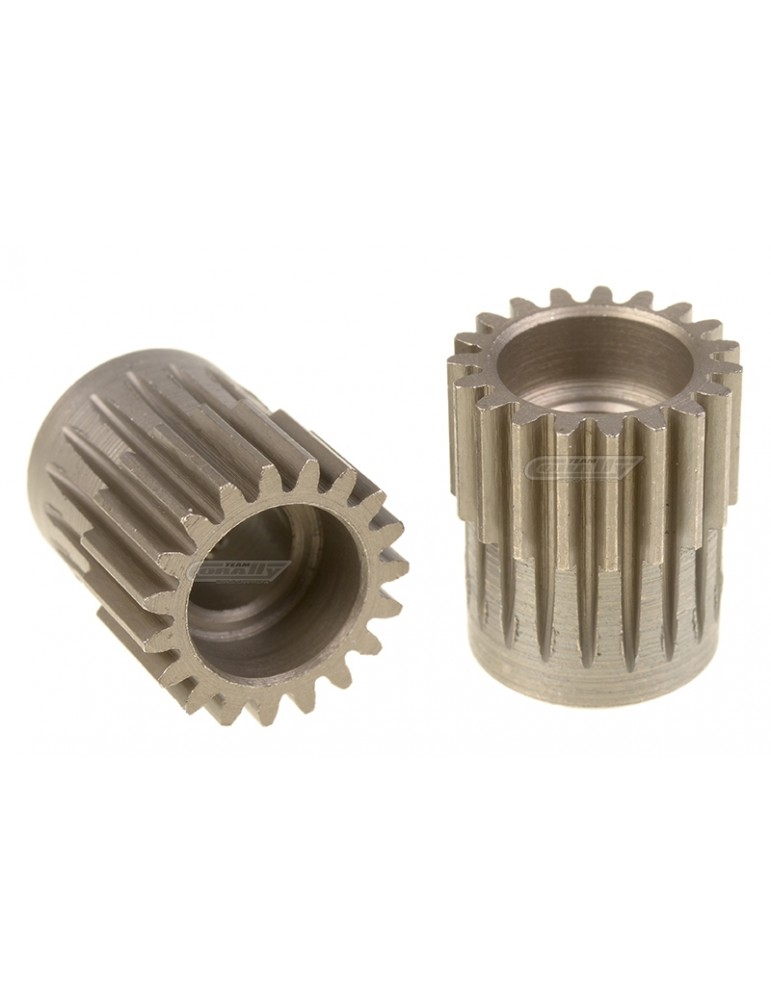 48DP Pinion - Short - Hardened Steel - 19 Teeth - Shaft Dia. 5.00mm