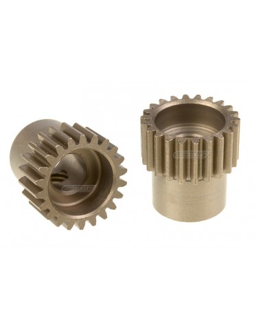 48DP Pinion - Short - Hardened Steel - 22 Teeth - Shaft Dia. 5.00mm