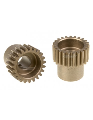 48DP Pinion - Short - Hardened Steel - 23 Teeth - Shaft Dia. 5.00mm