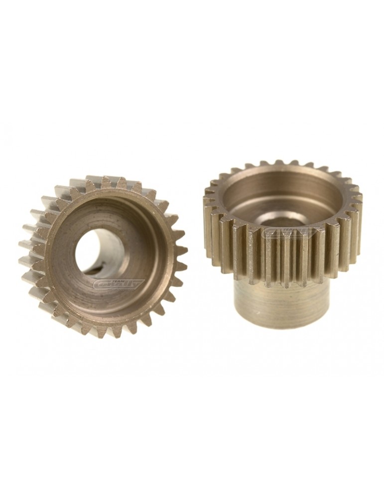 48DP Pinion - Short - Hardened Steel - 28 Teeth - Shaft Dia. 5.00mm