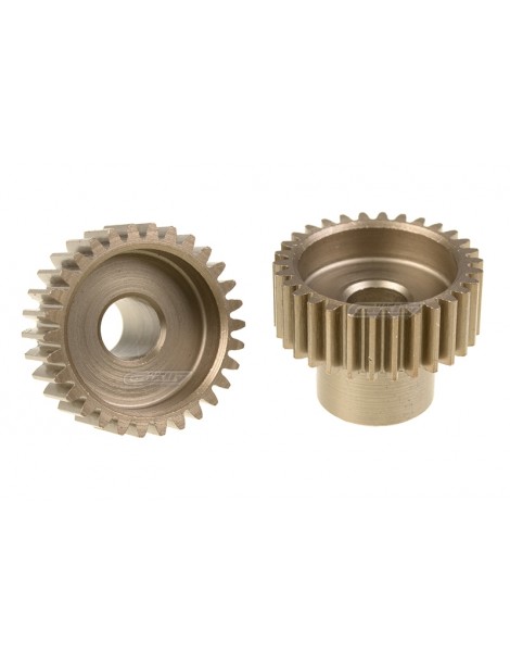 48DP Pinion - Short - Hardened Steel - 30 Teeth - Shaft Dia. 5.00mm