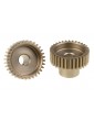 48DP Pinion - Short - Hardened Steel - 32 Teeth - Shaft Dia. 5.00mm