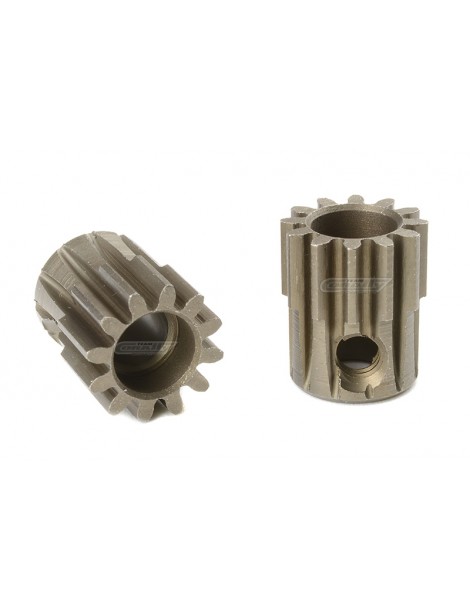 32DP Pinion - Short - Hardened Steel - 12 Teeth - Shaft Dia. 5.00mm