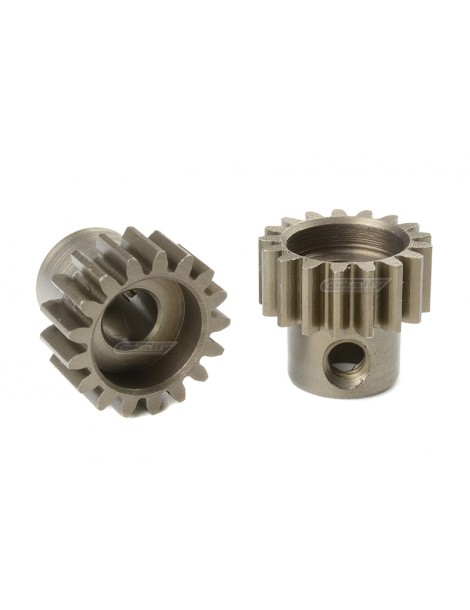 32DP Pinion - Short - Hardened Steel - 17 Teeth - Shaft Dia. 5.00mm