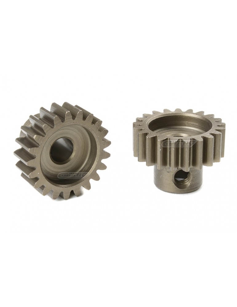 32DP Pinion - Short - Hardened Steel - 21 Teeth - Shaft Dia. 5.00mm