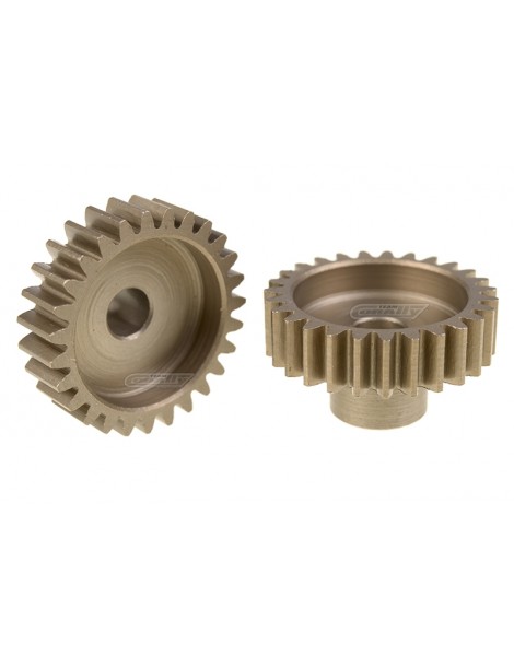 32DP Pinion - Short - Hardened Steel - 27 Teeth - Shaft Dia. 5.00mm
