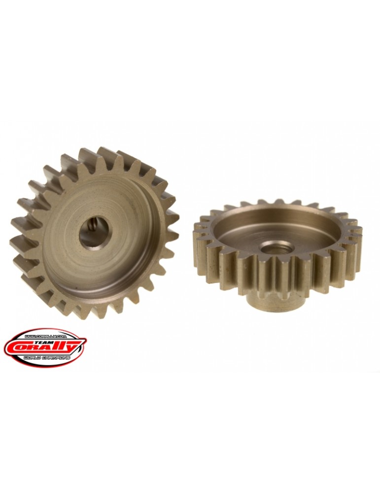M1.0 Pinion - Short - Hardened Steel - 25 Teeth - Shaft Dia. 5,0mm