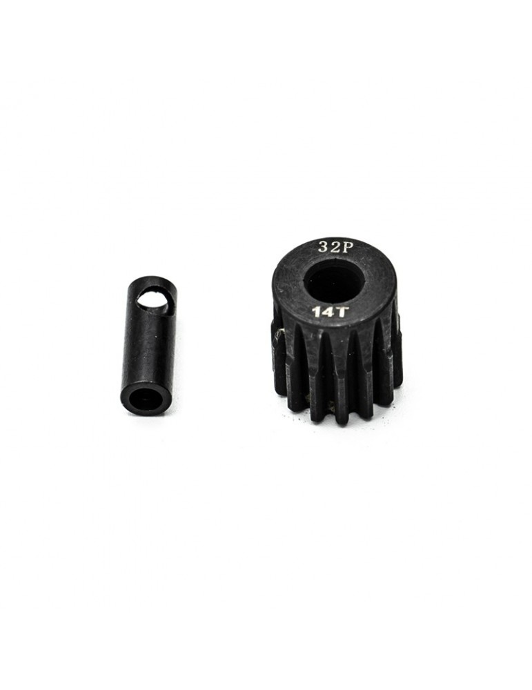 Motor pinion steel 14T. 32DP