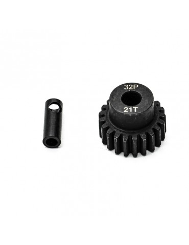 Motor pinion steel 21T. 32DP
