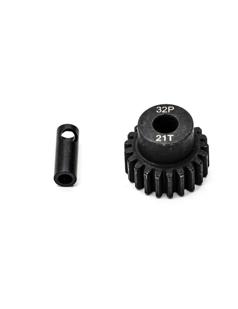 Motor pinion steel 21T. 32DP