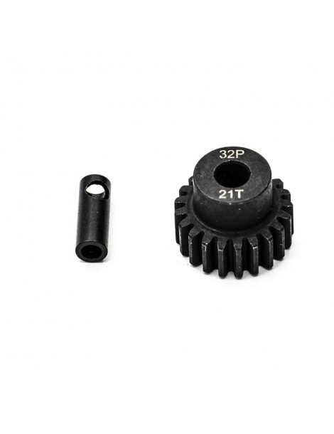 Motor pinion steel 21T. 32DP