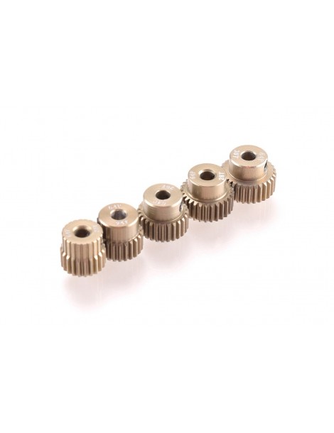 64dp Aluminium Pinion 5-Pack Even (22,24,26,28,30T)
