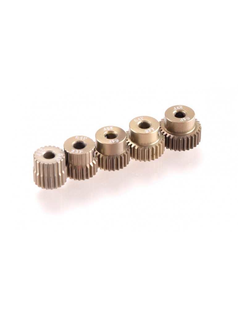 64dp Aluminium Pinion 5-Pack Odd (21,23,25,27,29T)