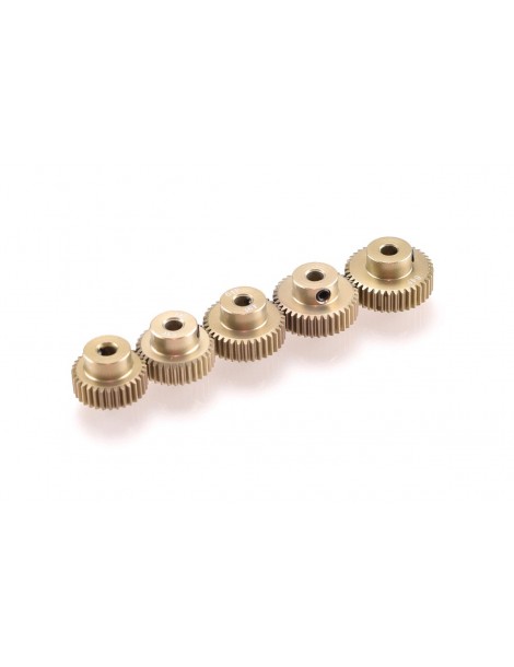 64dp Aluminium Pinion 5-Pack Even (32,34,36,38,40T)