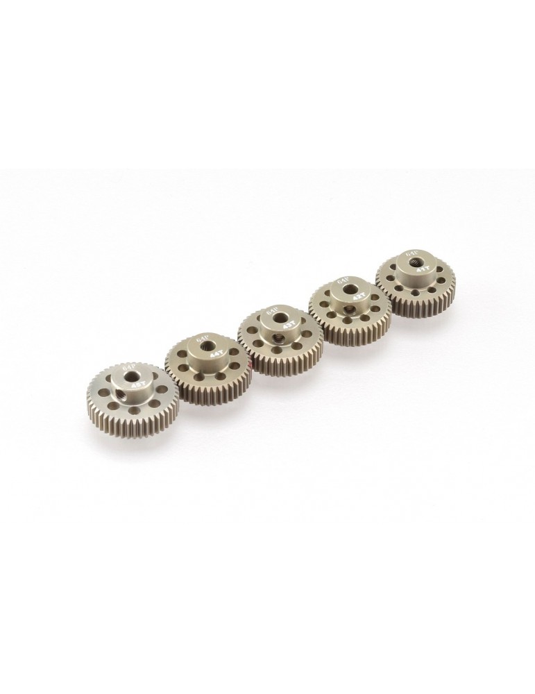 64dp Aluminium Pinion 5-Pack (41,42,43,44,45T)