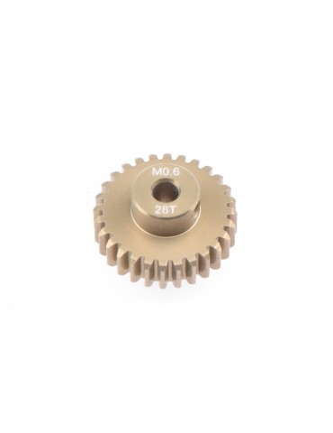 28T Modul 0.6 Aluminium Pinion